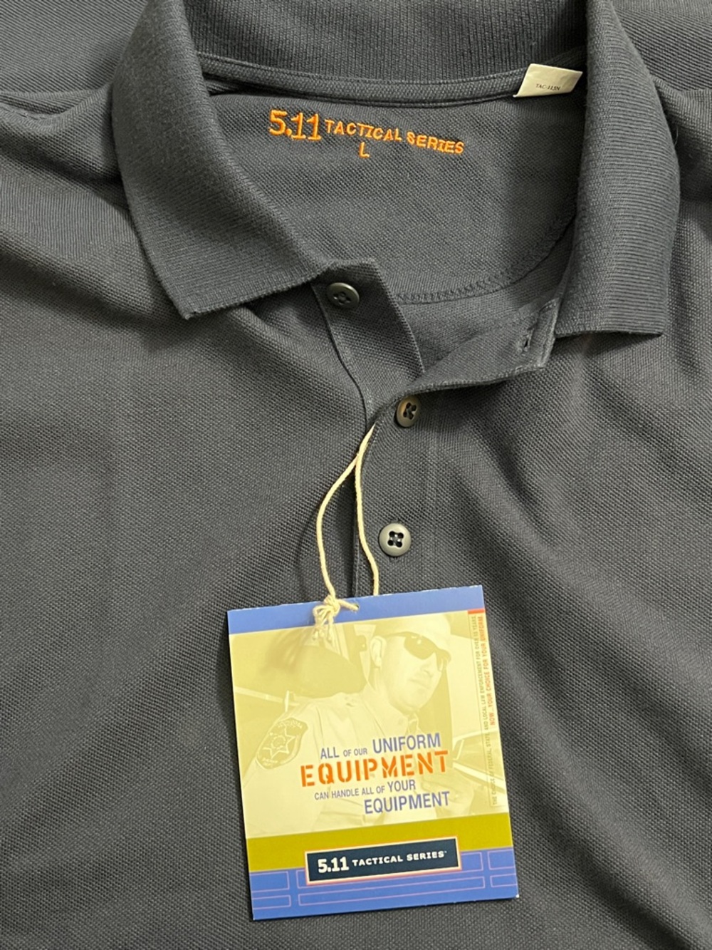 NWT 5.11 Tactical Series Men's Navy Blue Polo Shirt Size Large - Picture 5 of 9